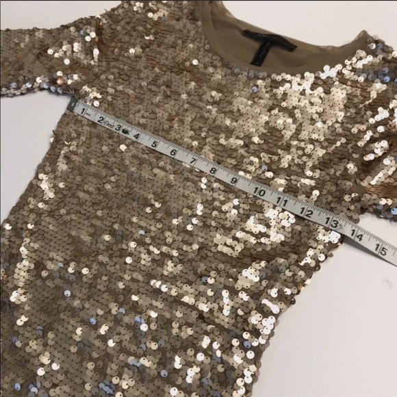 bcbgmaxazria Sequin Marta Holiday Cocktail Dress - Picture 5 of 7